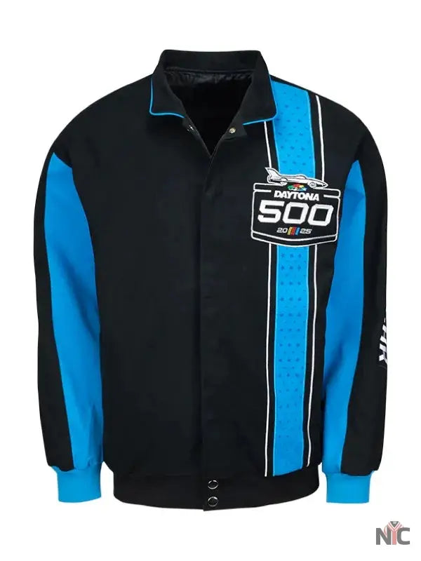 2025 Daytona 500 Black Twill Cotton Jacket