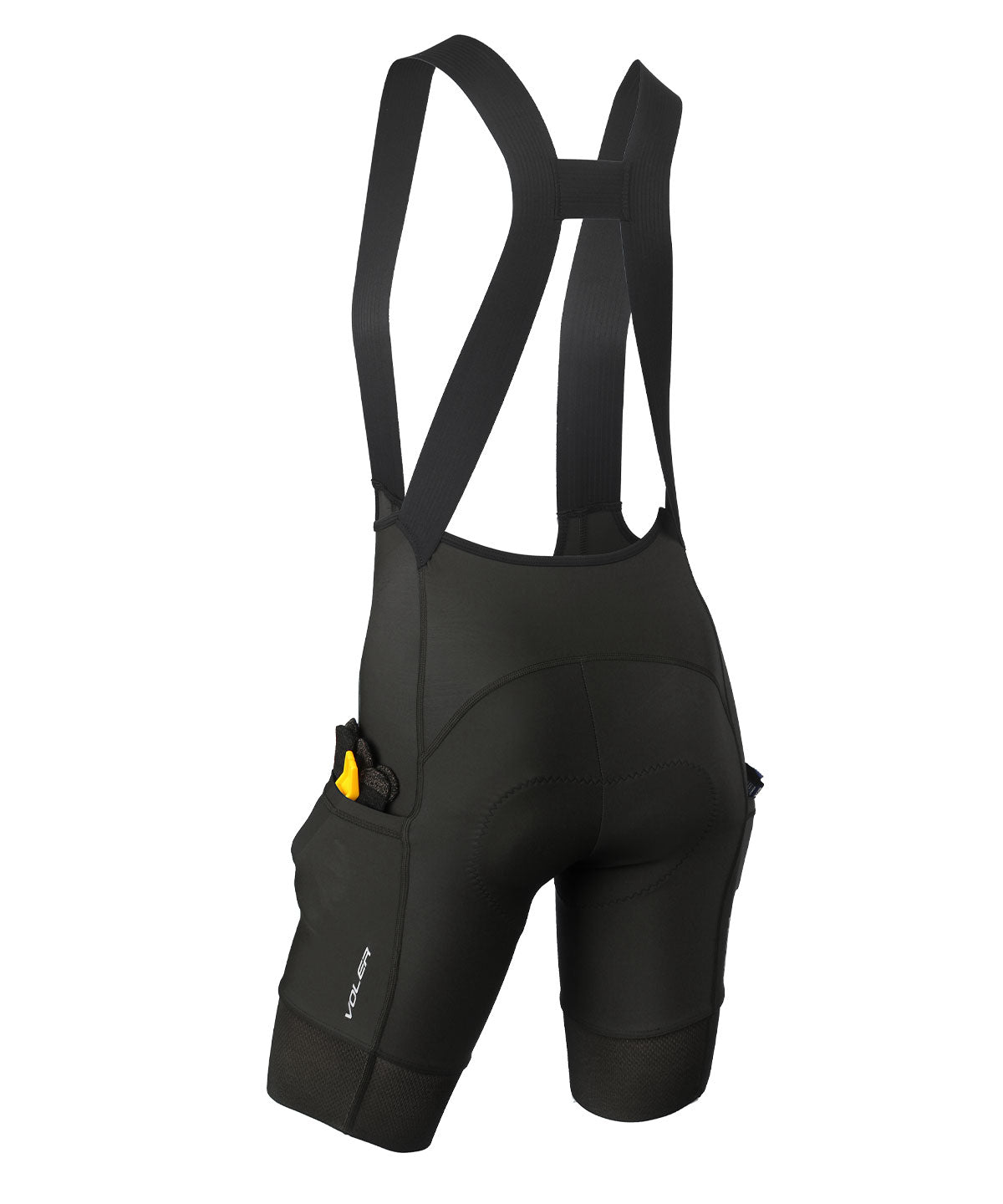 W. BLACK LABEL CARGO DROP TAIL BIB - BLACK