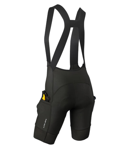 W. BLACK LABEL CARGO DROP TAIL BIB - BLACK