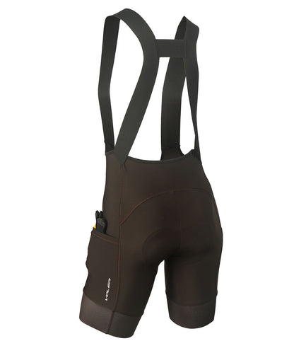 W. BLACK LABEL CARGO DROP TAIL BIB - ESPRESSO