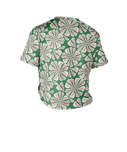 W. CROP TEE - SUMMER BOTANICAL