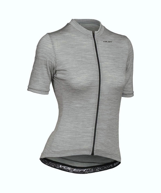 W. LIGHTWEIGHT MERINO JERSEY - GREY HEATHER