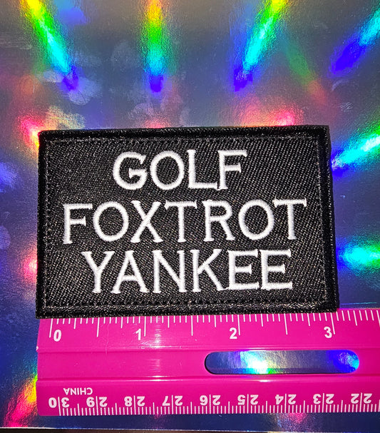 Patch - Golf Foxtrot Yankee