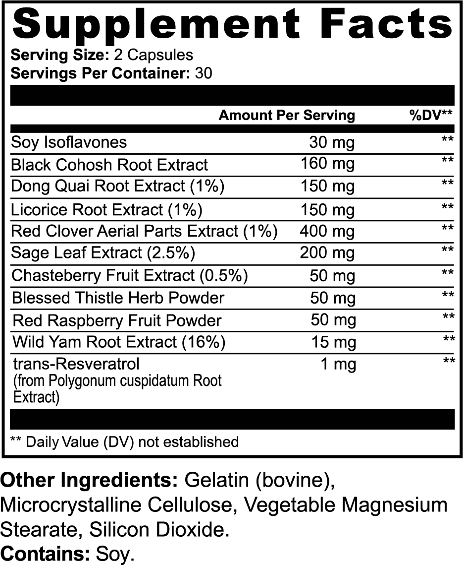 Women's Vitality Formula - Natural Hormonal Balance