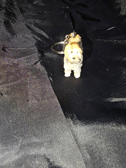 Dog Keychain - Sheep Dog