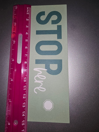 Bookmark - Stop Here