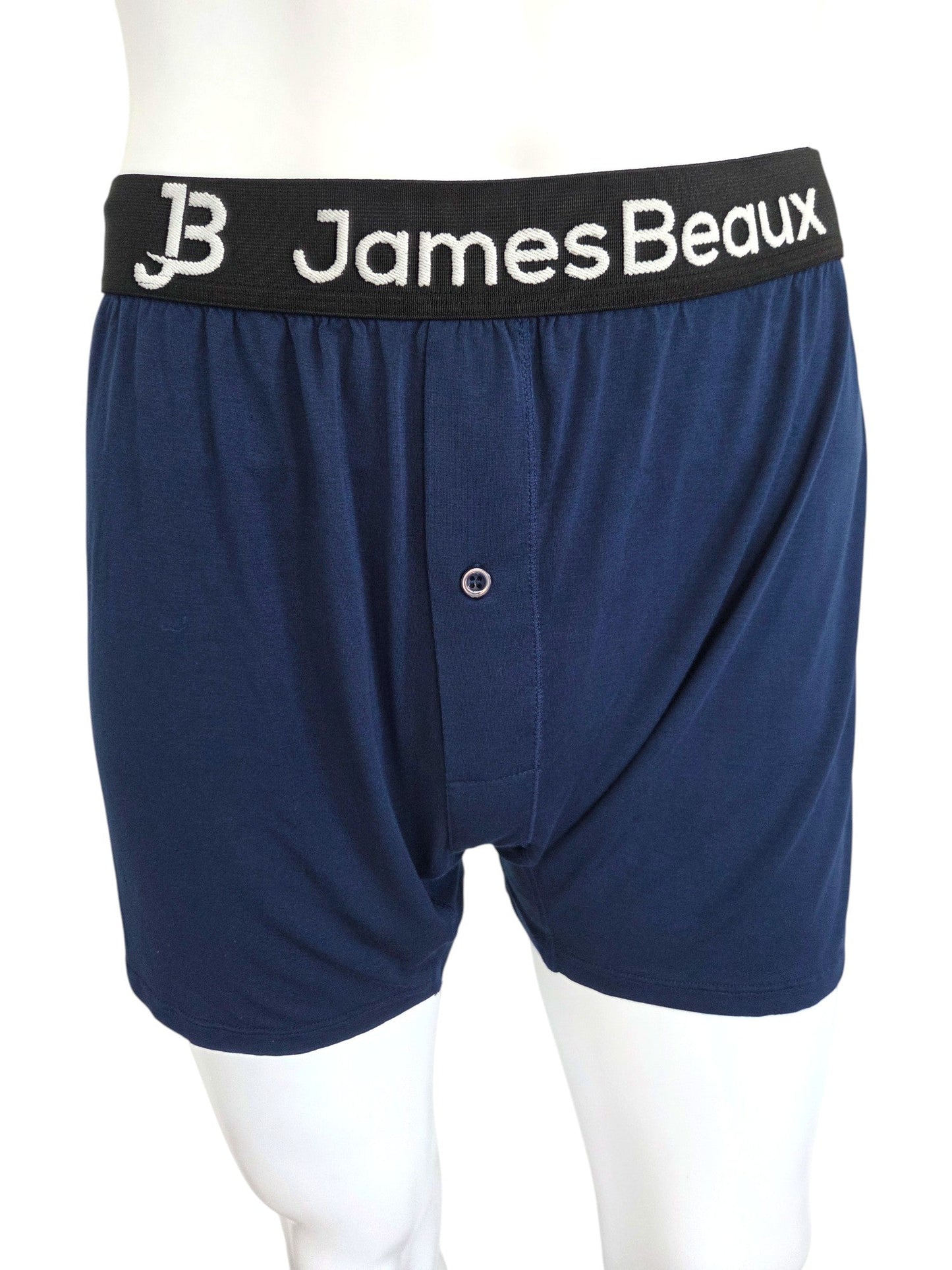 Men's Navy 95% Viscose from Bamboo Boxer Shorts