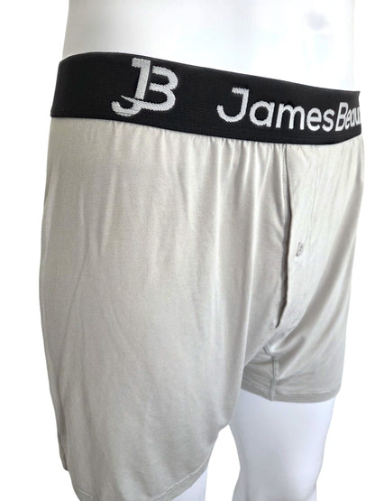 Men's Heather Gray 95% Viscose from Bamboo Boxer Shorts