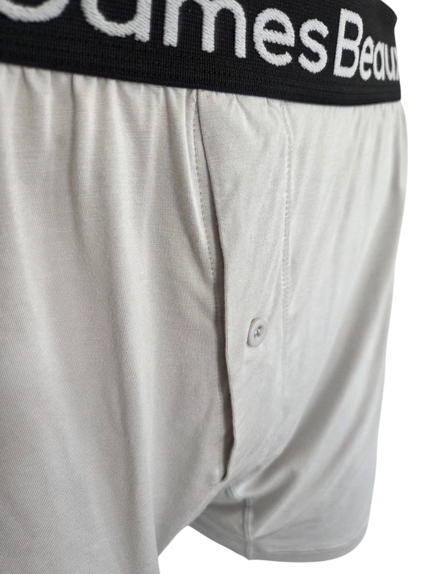 Men's Heather Gray 95% Viscose from Bamboo Boxer Shorts