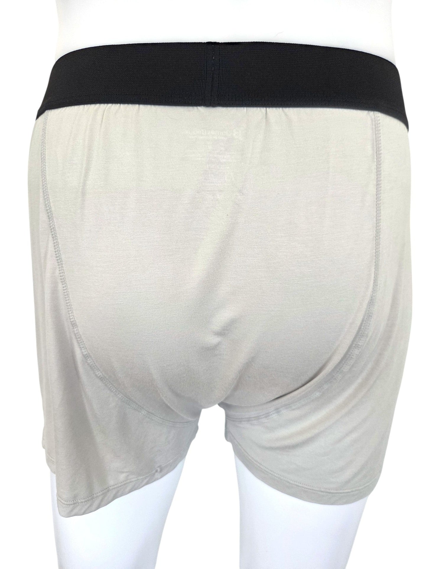 Men's Heather Gray 95% Viscose from Bamboo Boxer Shorts