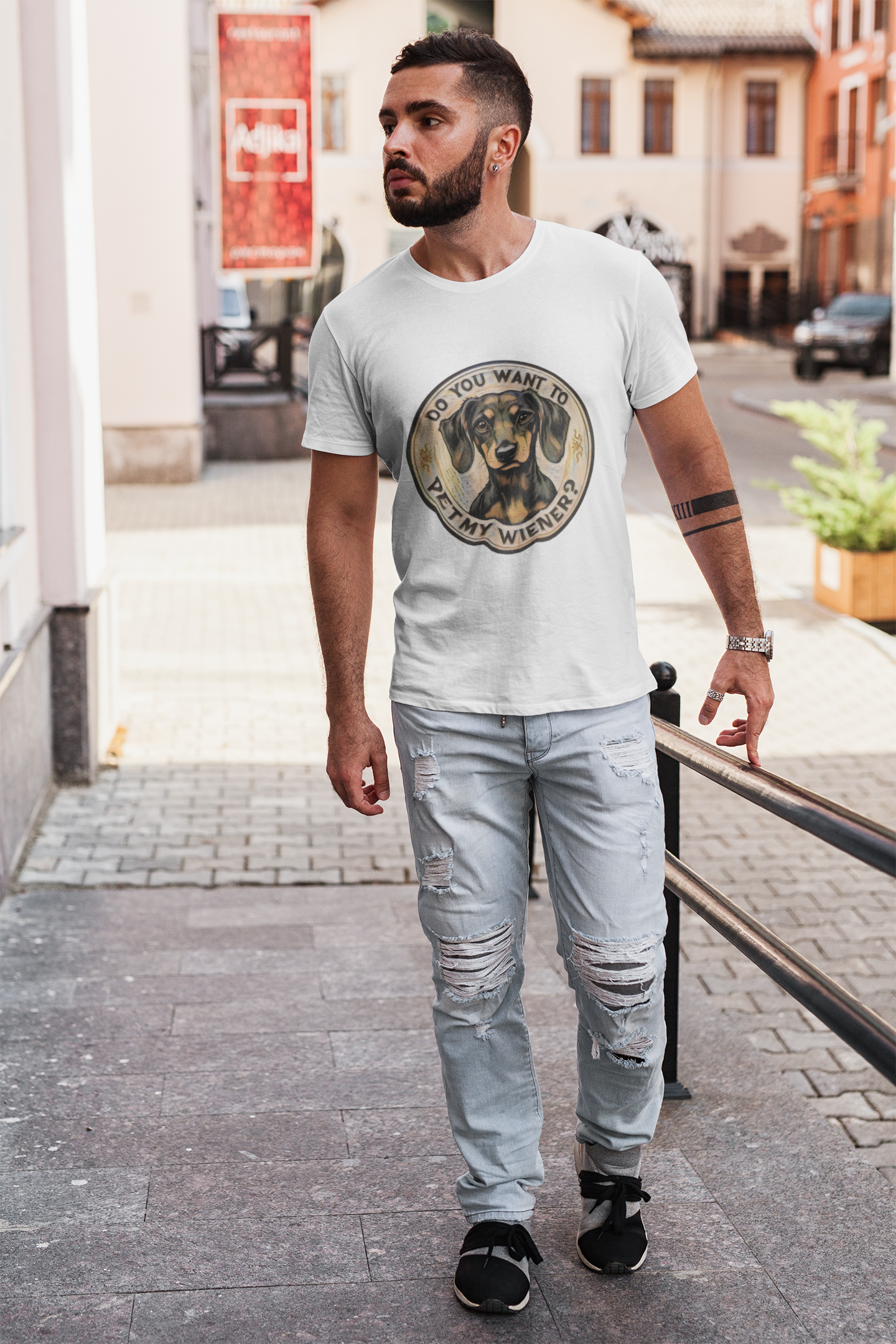 Do You Want To Pet My Wiener Graphic Tee