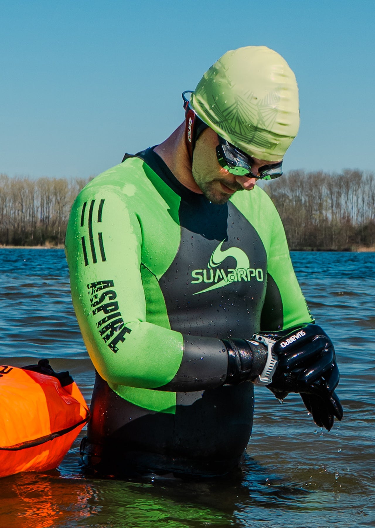 Aspire Men's Open Water Swimming Wetsuit (Breaststroke & Free Style)
