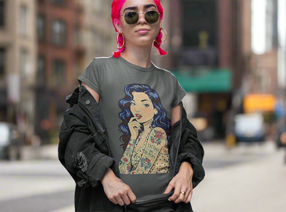 Vintage Tattoo's Are Trashy Pin Up Graphic Tee