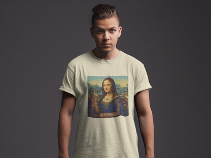 Tattooed Mona Lisa Edgy Graphic Tee