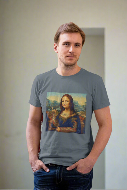 Tattooed Mona Lisa Edgy Graphic Tee