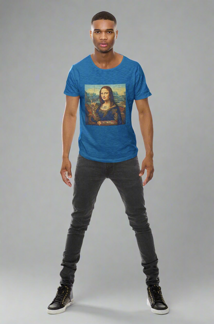 Tattooed Mona Lisa Edgy Graphic Tee