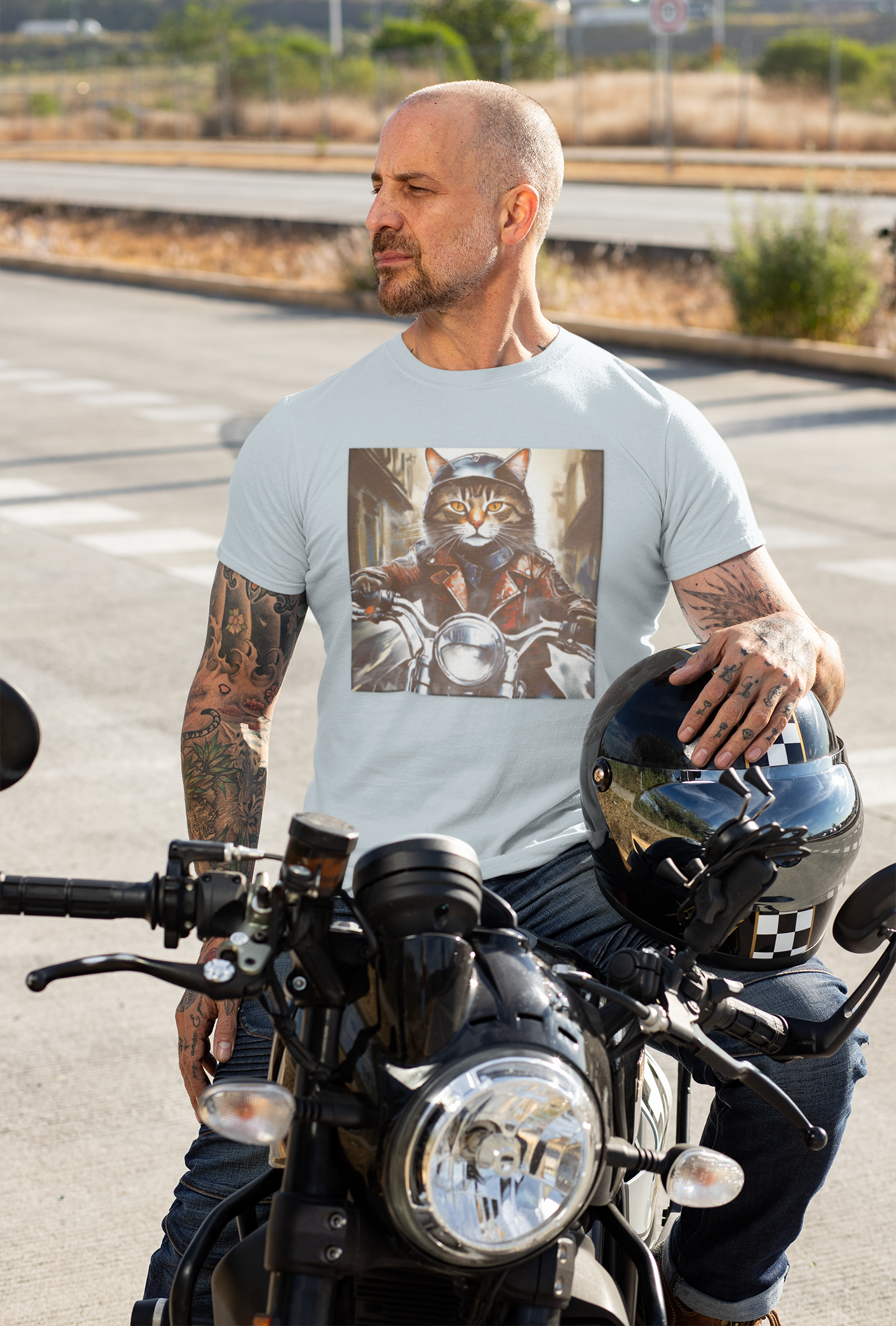 Contemporary Motorkitty Graphic Tee