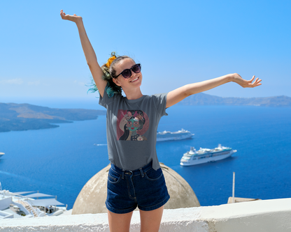 Floral Abstract Graphic Tee