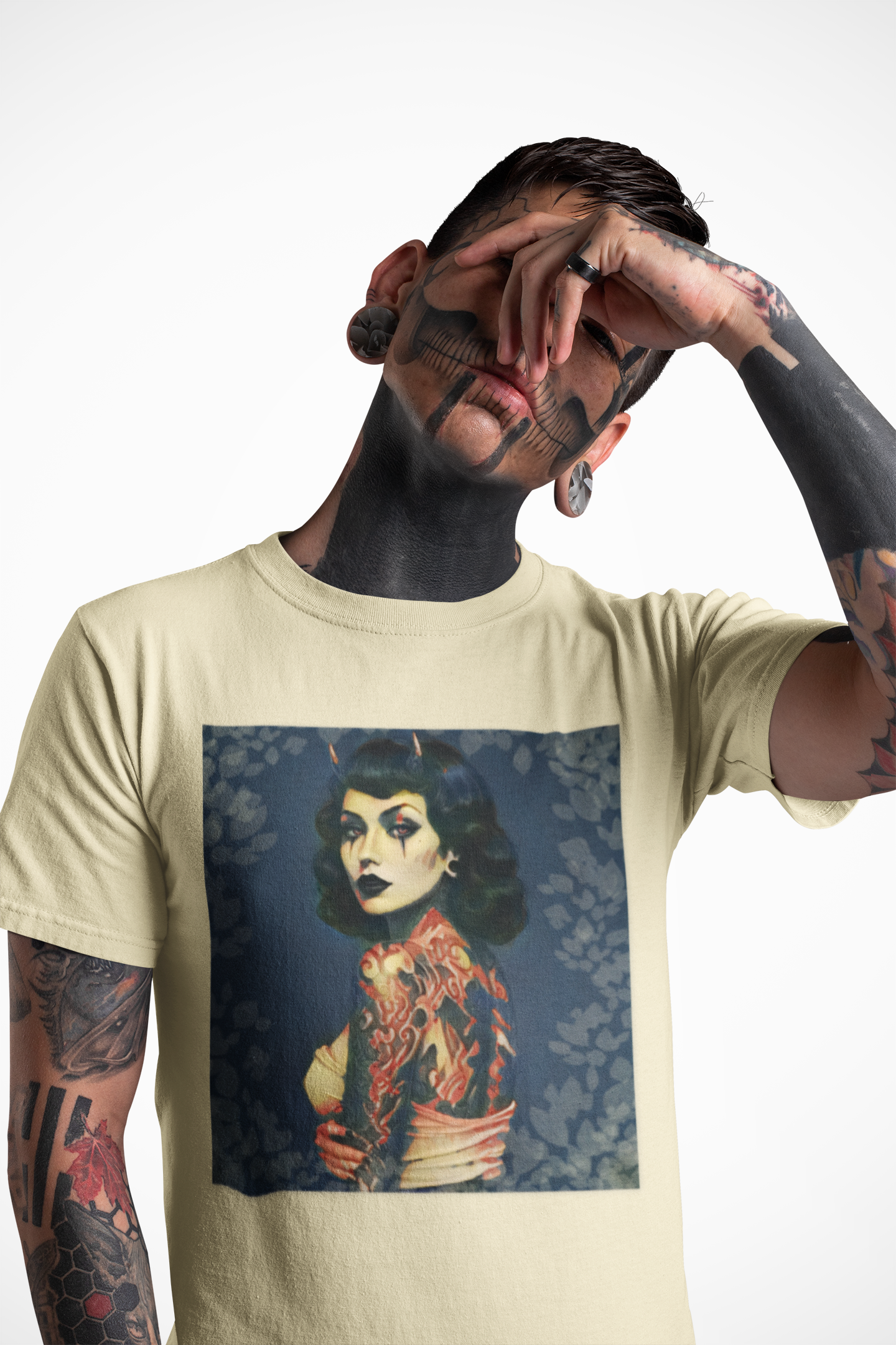 Contemporary Devlish Lady Graphic Tee