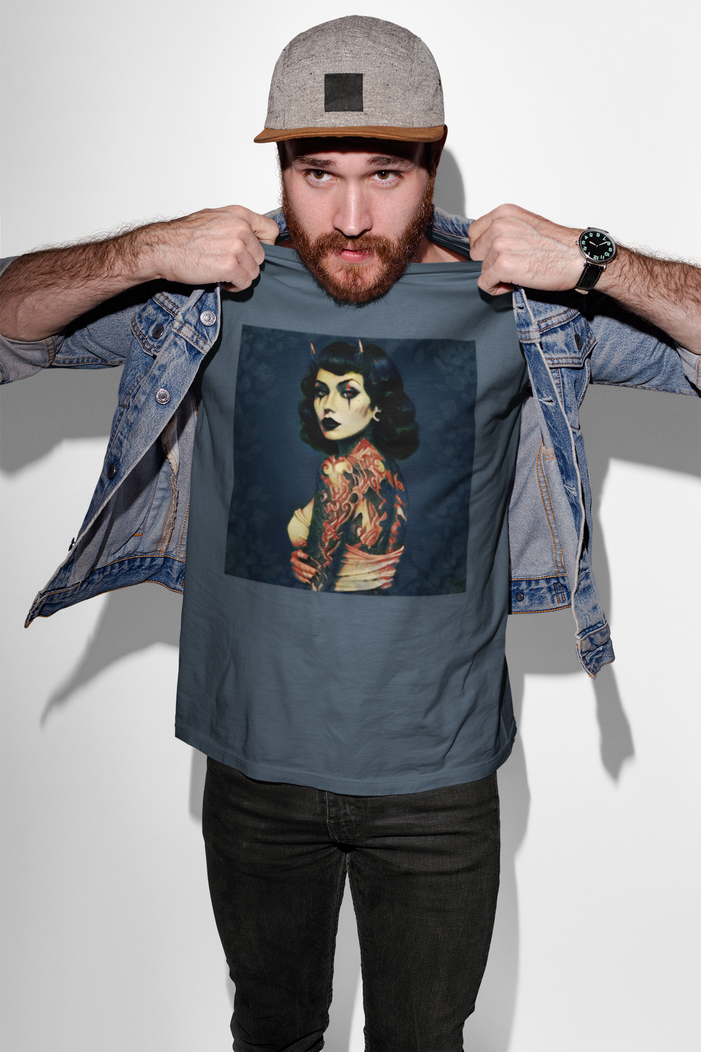 Contemporary Devlish Lady Graphic Tee