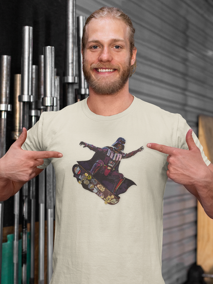 Darth Vader Skateboarding Graphic Tee