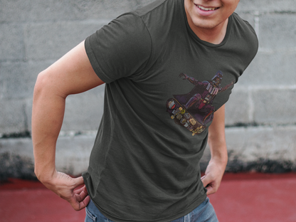 Darth Vader Skateboarding Graphic Tee