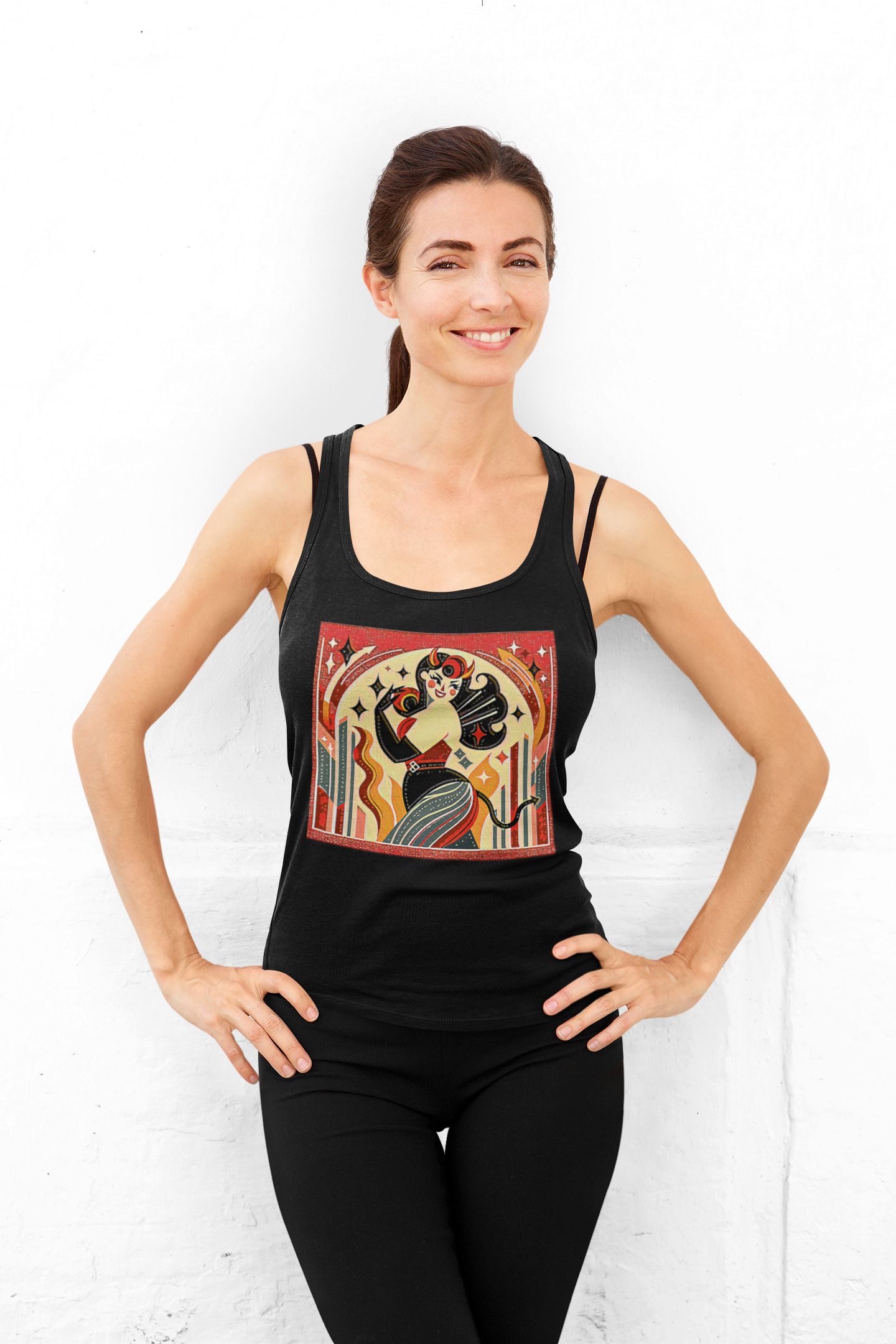 Retro She Devil Racerback Tank
