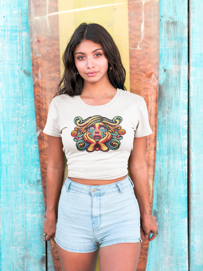 Colorful Artistic Tears Graphic Tee
