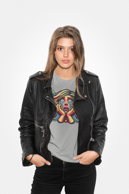 Colorful Artistic Tears Graphic Tee