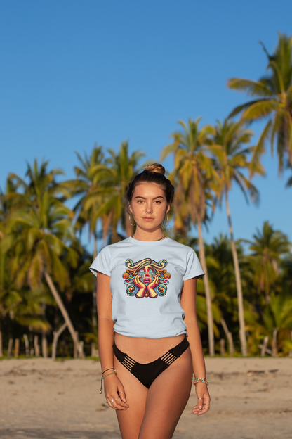 Colorful Artistic Tears Graphic Tee