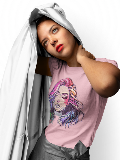 Vibrant Artistic Peace Of Mind Graphic Tee