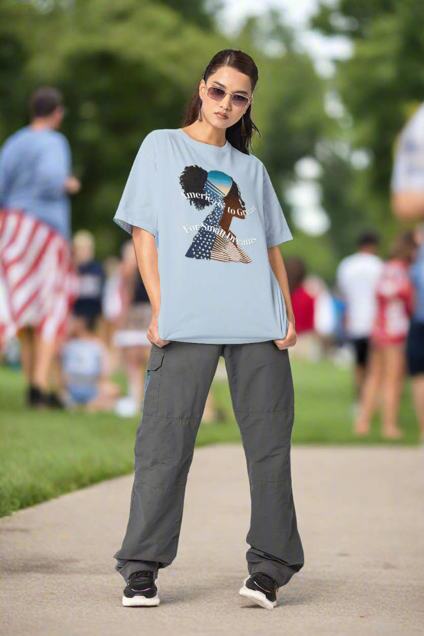 America is Great Silhouette Graphic Tee