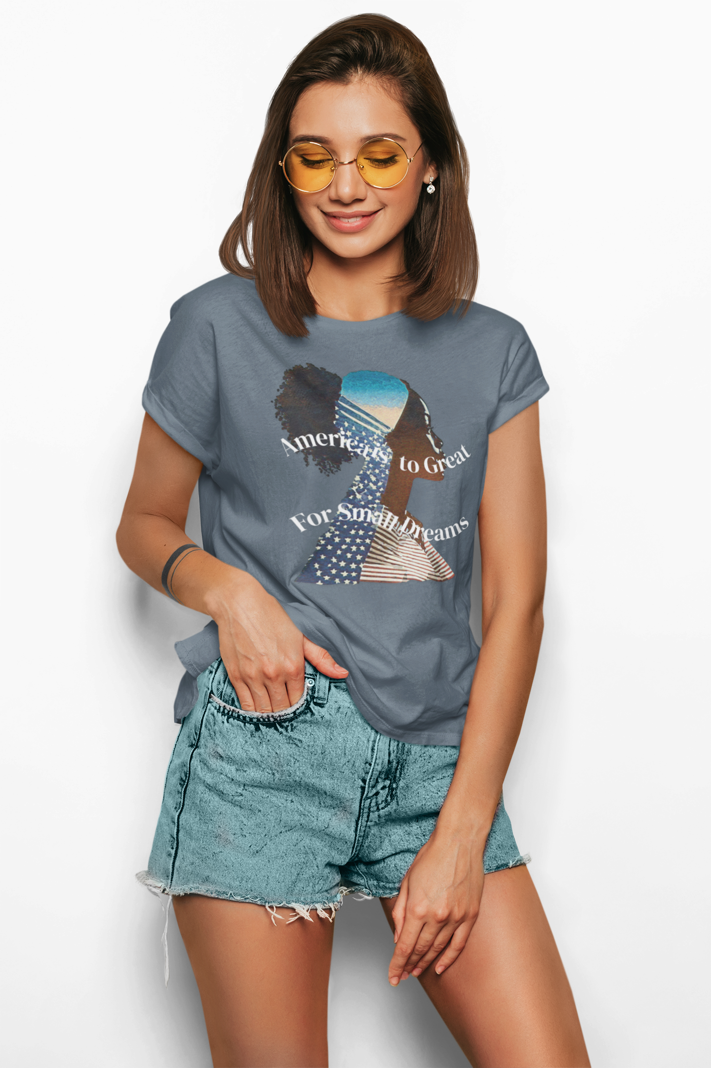 America is Great Silhouette Graphic Tee