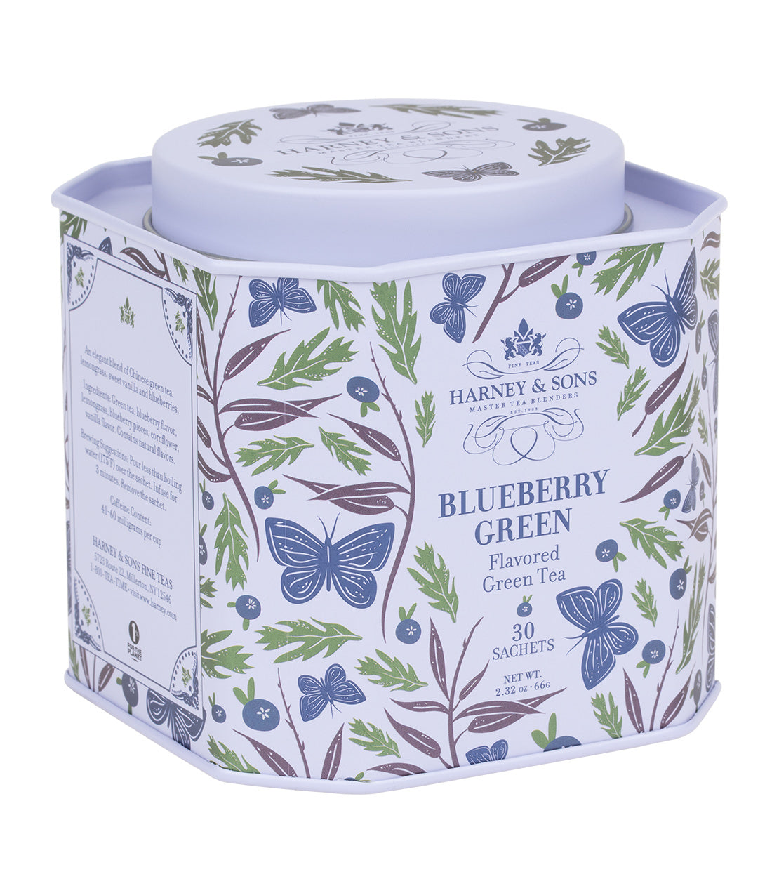 Blueberry Green, Tin of 30 Sachets