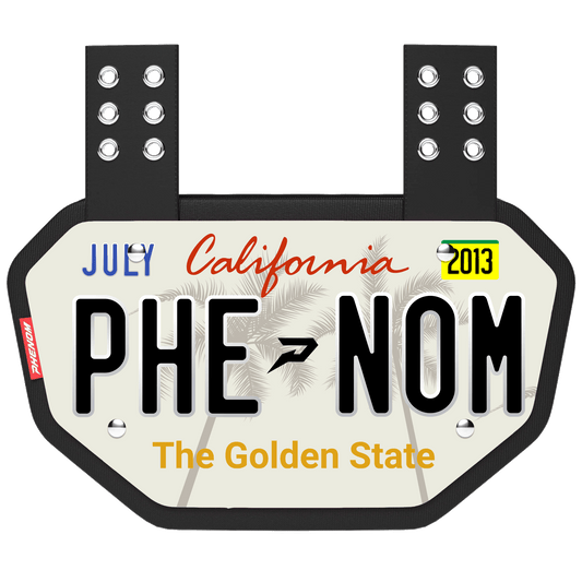 Phenom Elite Football Back Plate - California