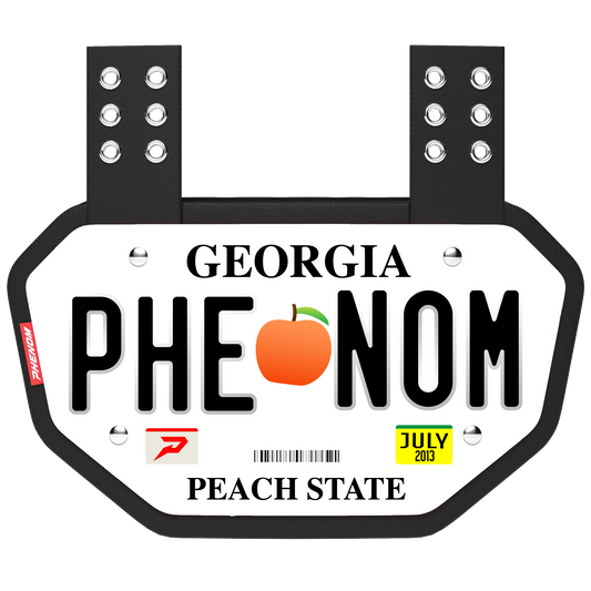 Phenom Elite Football Back Plate - Georgia