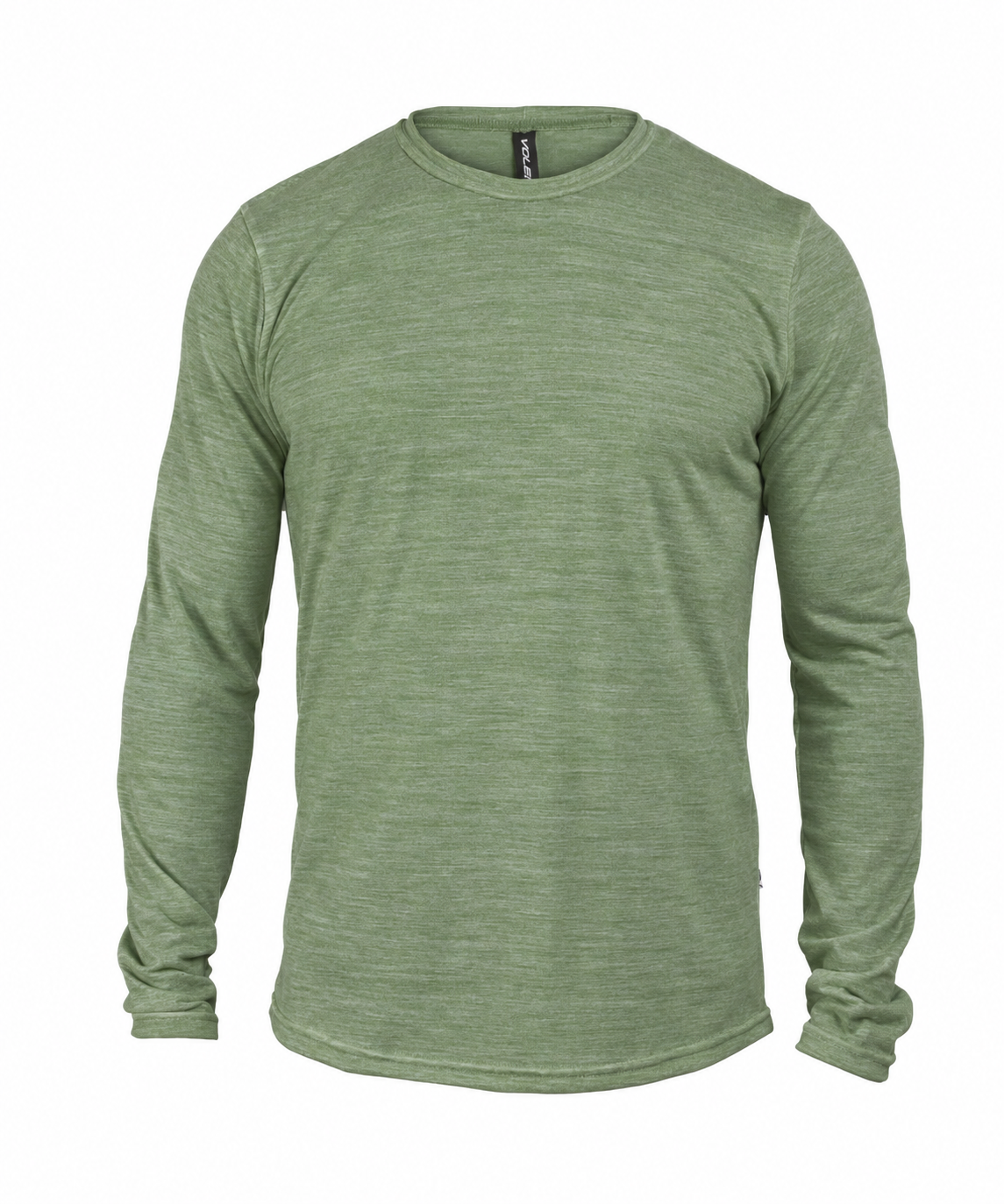M. LIGHTWEIGHT MERINO LS TEE - MOSS HEATHER