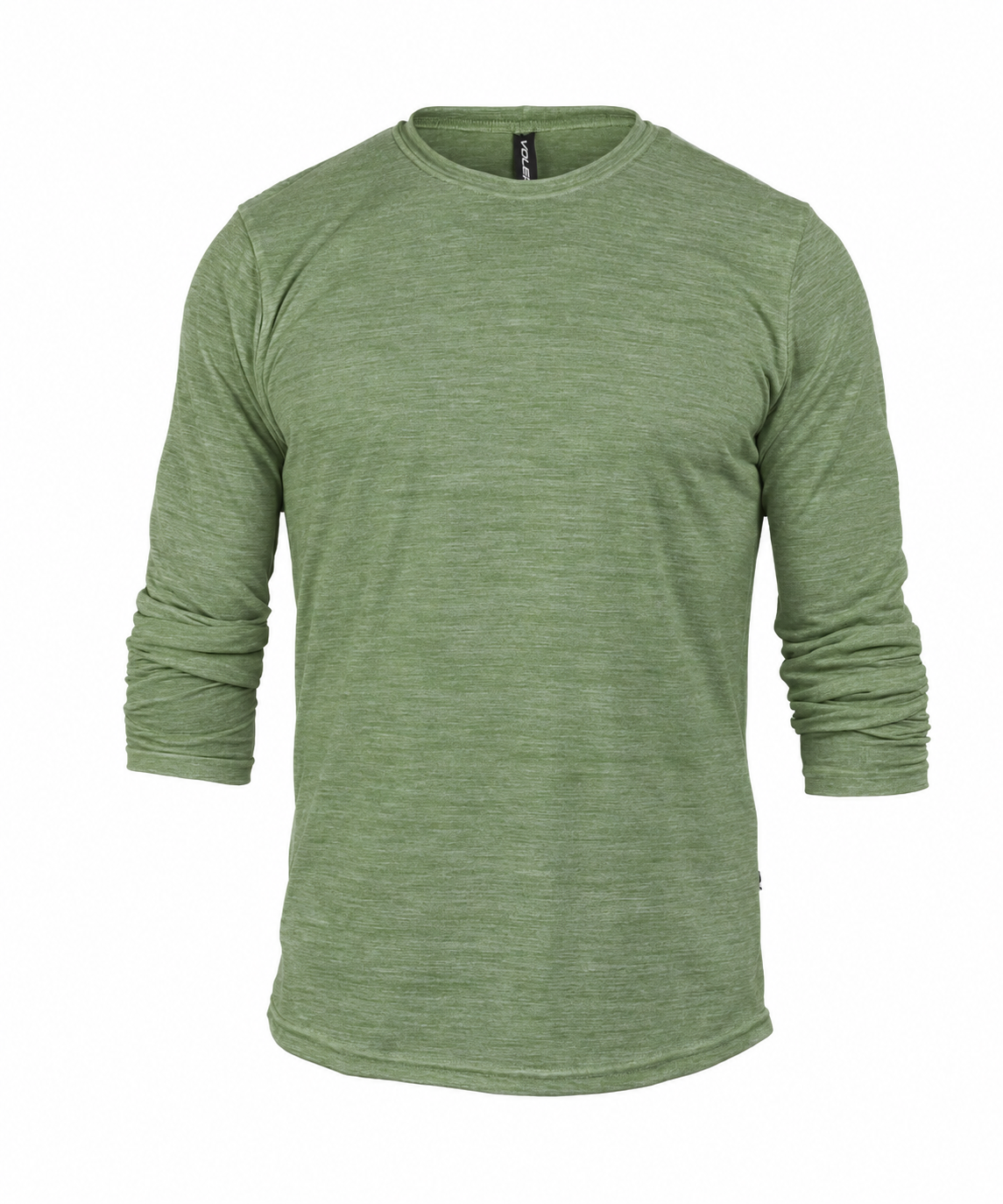 M. LIGHTWEIGHT MERINO LS TEE - MOSS HEATHER