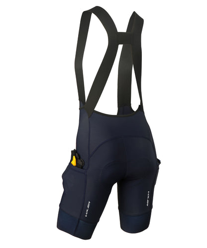 W. BLACK LABEL CARGO DROP TAIL BIB - NAVY