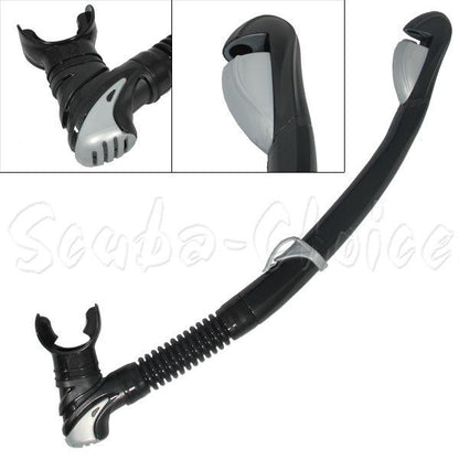 Scuba Diving Dive Dry Top Straight Snorkel with Purged Valve