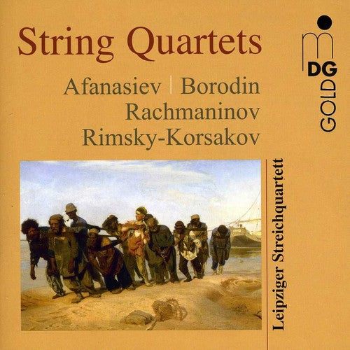 Leipzig Straing Quartet / Afanasiev / Rachmaninov - Russian String Quartets Music CD