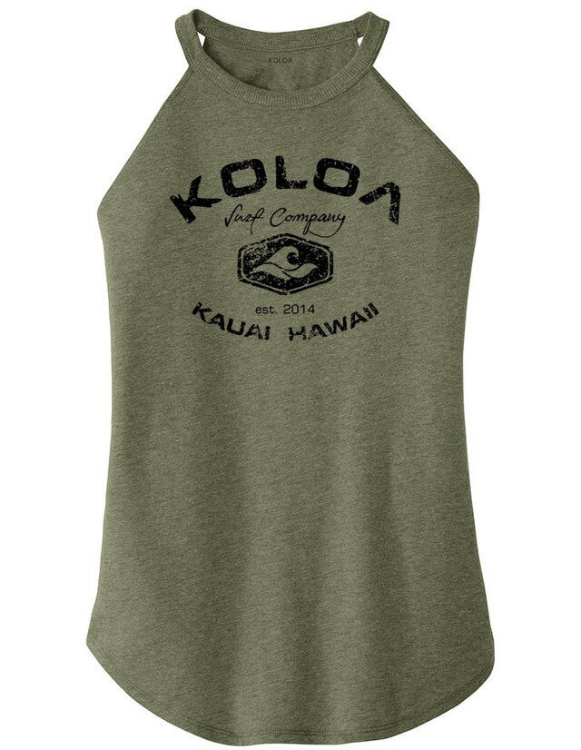 Koloa Ladies Vintage Arch Haltered Tank