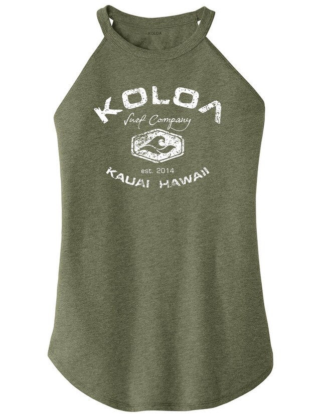 Koloa Ladies Vintage Arch Haltered Tank