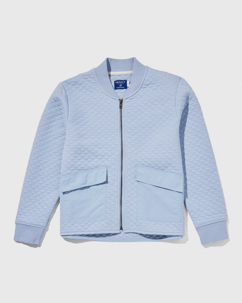 Quilted Bomber Jacket