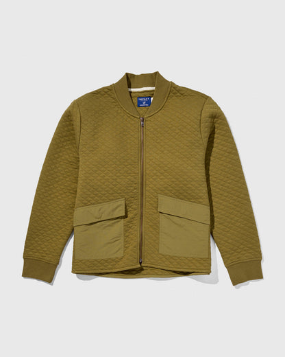 Quilted Bomber Jacket