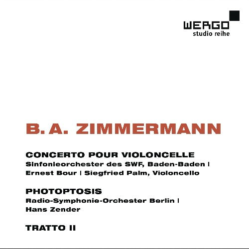 Zimmermann / Palm / Radio-Sym-Orch Berlin / Bour - Cello Concerto [CD]