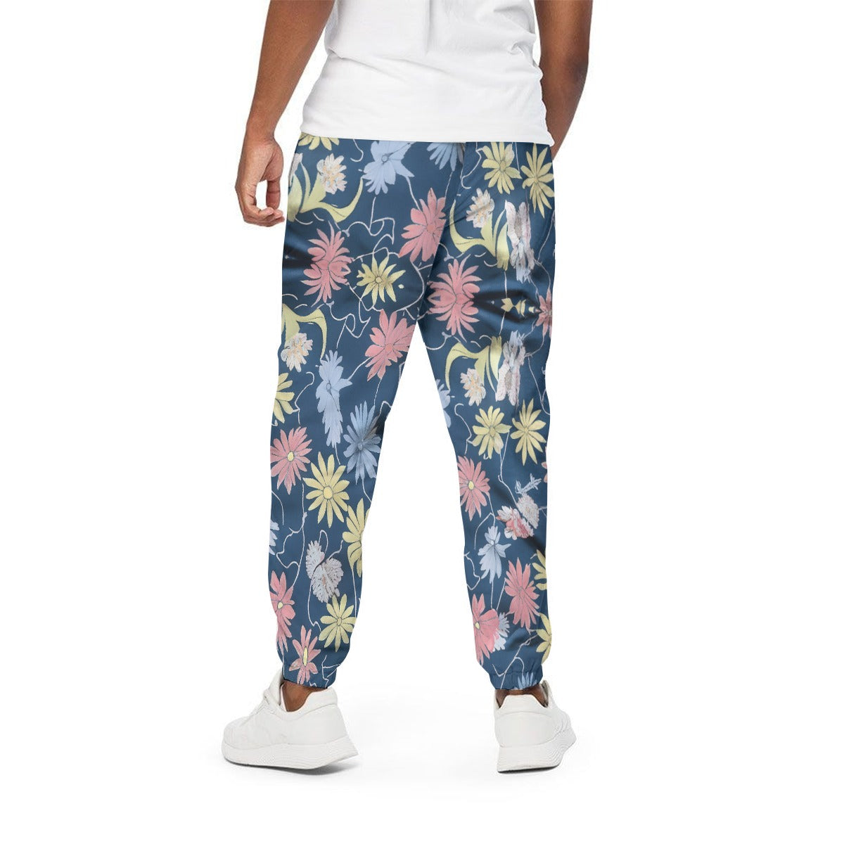 Floral Print Unisex Pants 100% Cotton