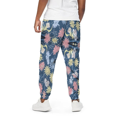 Floral Print Unisex Pants 100% Cotton