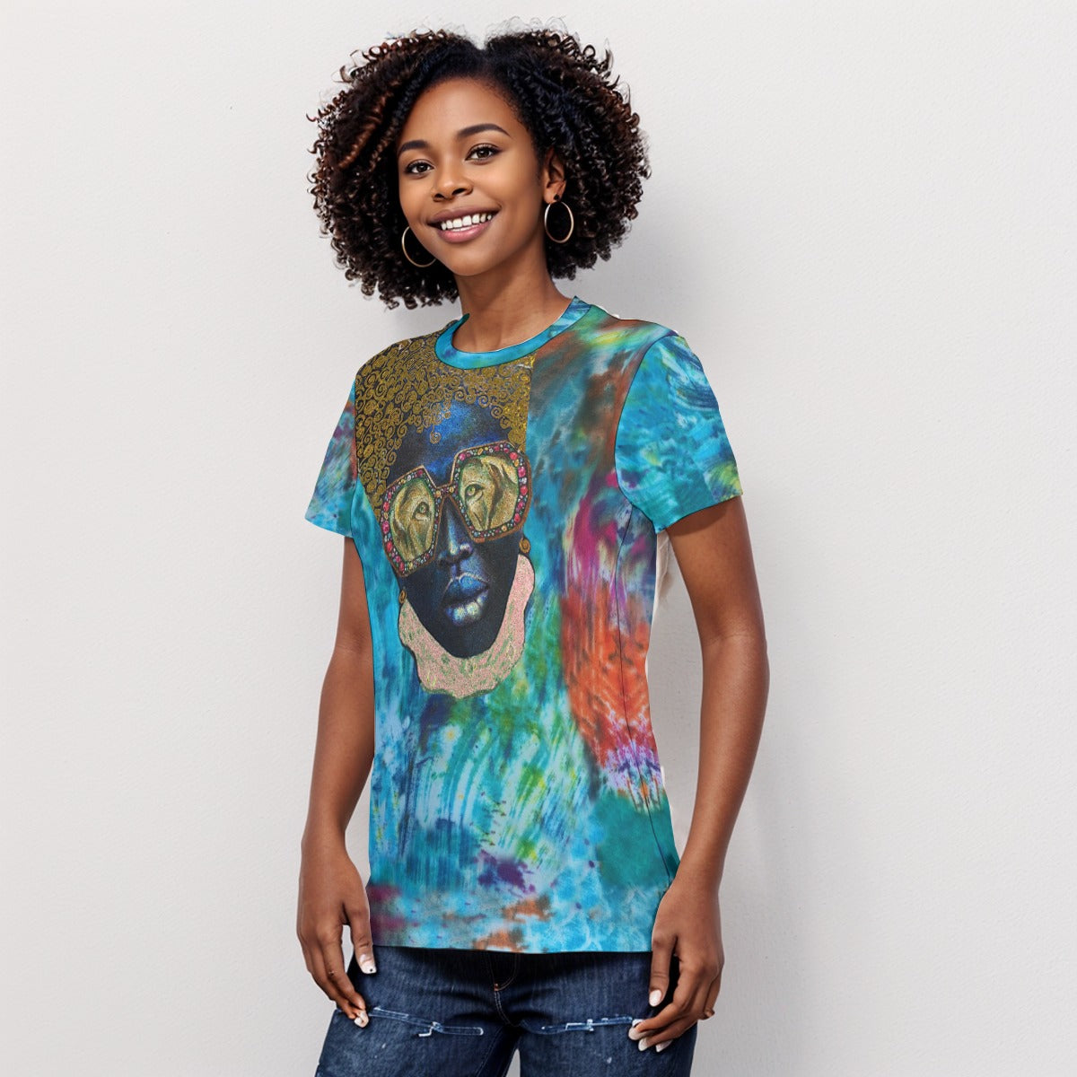 Queen Ma Women's Cotton T-Shirt HUE+MAN Collective