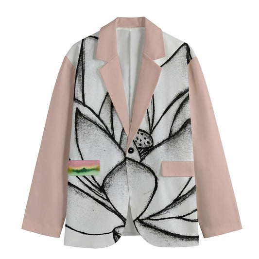 Lotus Bloom Cotton Blazer